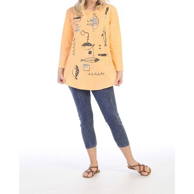 Women's Piers Mineral Washed Cotton Top - Jess & Jane