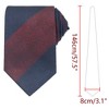 INSPIRE CHIC Men's Striped Regular Contrast Color Necktie - 2 of 4