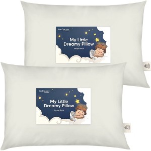 KeaBabies Toddler Pillow - Soft Organic Cotton Kids Pillows for Sleeping - Travel Pillow for Kids Age 2-5 - 1 of 4