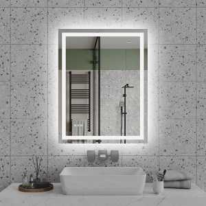 ACEPANO 36 in. H Rectangular Wall-Mounted Bathroom Vanity Mirror with Anti-Fog-Transparent - 1 of 4