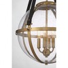 Savoy House Bozeman 4 - Light Pendant in  Warm Brass - 3 of 3