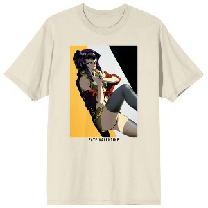 Cowboy Bebop Faye Valentine Men's Natural Ground T-Shirt - 1 of 1