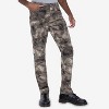 RAW X Men's Printed Denim Vertical Stitching Jeans - 4 of 4
