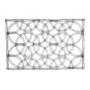 Metal Geometric Quatrefoil Wall Decor Black - The Novogratz: Modern Style, Indoor Rectangle Sculpture - 2 of 4