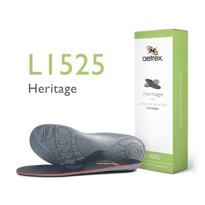 Aetrex Women's Heritage Posted Orthotics W/ Metatarsal Support 12 : Target