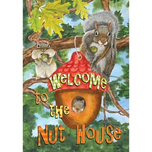 Briarwood Lane Garden Flag 12x18 For Outdoor Welcome To the Nut House Summer For Summer Garden Flag Flags For Outside - 1 of 4