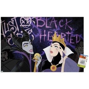 Trends International Disney Villains - Black Hearted Unframed Wall Poster Prints - 1 of 4