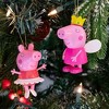 Kurt Adler Peppa Pig Christmas Ornaments and Stocking Set of 3-2 Peppa Ballerina Princess Holiday Tree Ornaments & Stocking - Officially License - 2 of 4