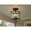 Urban Ambiance Luxury Rustic Outdoor Ceiling,  11"H x 9.875"W,  Olde Bronze Finish, UHP1123 - 2 of 4