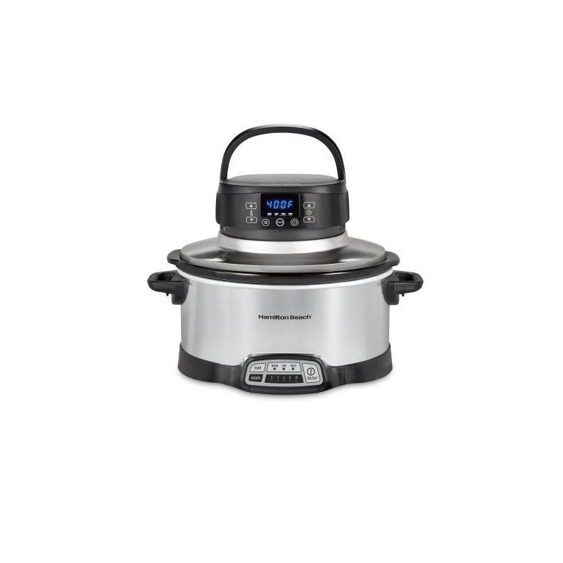 Hamilton Beach 2-in-1 Air Fry Slow Cooker 6Qt 33061, 1 of 6