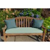 Casual Cushion Solid Sunbrella Fabric 1-Piece Indoor/Outdoor Square Throw Pillow - 2 of 4