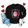 Simply Sage Market Women's Graphic Sweatshirt Coquette Valentine Cupcake - 3 of 4