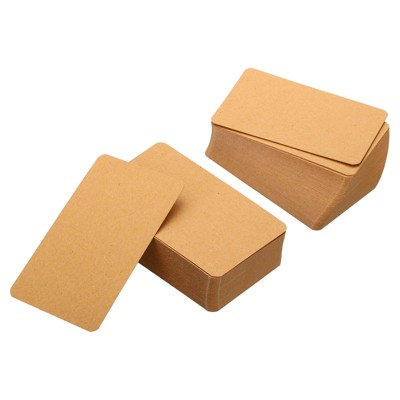 Unique Bargains Mini Blank Paper DIY Gift Craft Business Cards 180 Pcs
