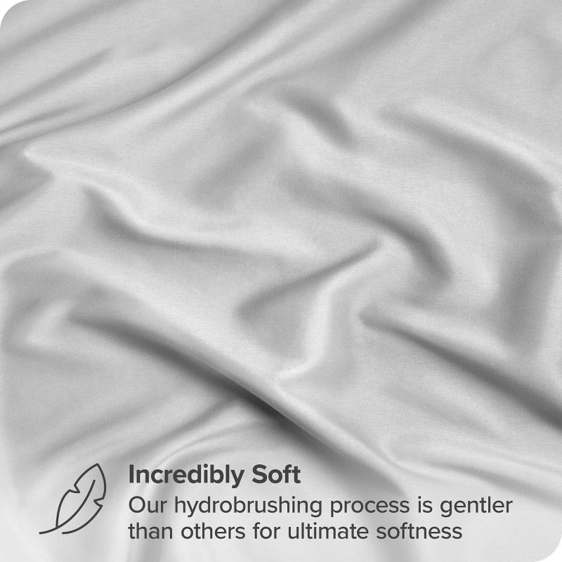 Ultra-Soft Double Brushed Fitted Sheet by Bare Home, 2 of 8