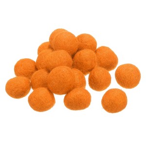 Unique Bargains Home Crafts Handcrafts Project DIY Wool Felt Balls Beads 20 Pcs - 1 of 3
