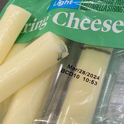 Light Low-moisture Part-skim Mozzarella String Cheese - 12oz/12ct ...