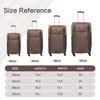 KWPZQEB Softside Lightweight Luggage Travel Set of 4, Expandable Luggage Set with Exterior Dual Pockets, Wheels & Lock, 20/24/28/32 IN - 2 of 4