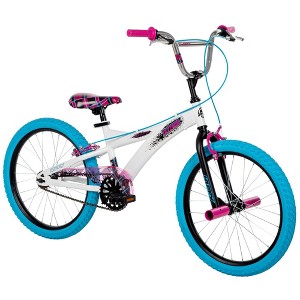 Huffy Jazzmin Kids' BMX Bike - 20" Wheels - White Gloss - 1 of 4