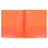 2 Pocket Plastic Folder with Prongs - up&up™ - 2 of 3