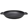 ChicFurnit Pots and Pans 5 Quart 2 in 1 Outdoor Camping Deep Pot with Iron Pot Rack Portable Cookware for Camping Cooking, Black, 12.5"*10.2"*6.2" - 2 of 4