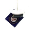 Kurt Adler 1.5 Inch U.S. Navy Cap Official Licensed Product Tree Ornaments - 2 of 2