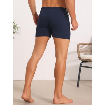 INSPIRE CHIC Men's Color Block Adjustable Drawstring Pool Swimming Shorts 34 Gray — фото 3
