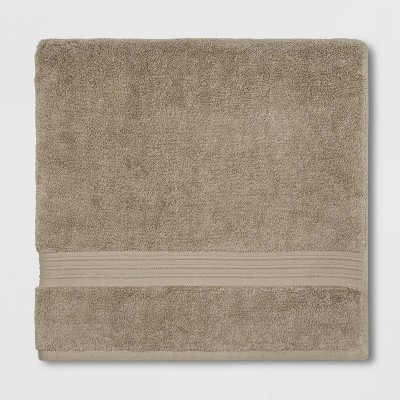 Spa Bath Sheet Taupe - Threshold Signature™