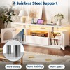 TV Stand for 65 inch TV, Media Console with Power Outlets USB LED Lights, Modern Entertainment Center with Large Drawer Adjustable - 3 of 4