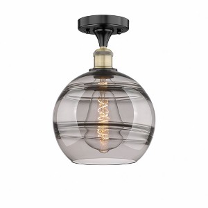 Rochester - 1 Light Semi-Flush Mount In Industrial Style-11.75 Inches Tall and 10 Inches Wide - 1 of 1