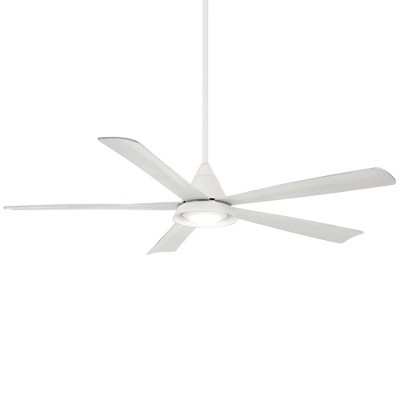 54" Minka Aire Cone White Wet LED Ceiling Fan