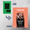 Canson XL Series Sketch Pad, Recycled, Foldover Binding, 100 Sheet, 3.5x5.5 inch, Pack of 3 - 3 of 4