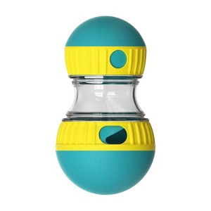 Itopfox Adjustable Dog Puzzle Toy Treat Dispensing Ball, Slow Feeder Interactive Chase Toy for Small Medium Large Dogs, Enrichment Training Pet Toy - 1 of 4