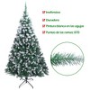 Karl Home7ft Green PVC Christmas Tree with Spray White - 4 of 4