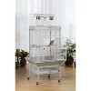 Prevue Pet Products Wrought Iron Select Bird Cage Pewter Hammerstone 3151BLK - 2 of 4