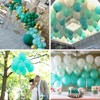 PartyWoo Balloons Teal Pearl Turquoise Aqua 12 Inch 50 pcs - 3 of 4