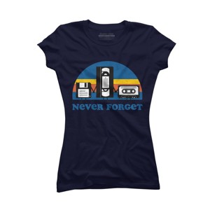 Junior's Design By Humans Never Forget By Tingsy T-Shirt - 1 of 3