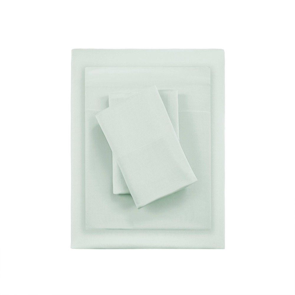 Photos - Bed Linen Beautyrest Twin Tencel Lyocell Polyester Blend Sheet Set Sage 