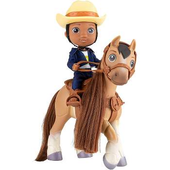 Breyer Animal Creations Breyer Pipers Pony Tales Horse & Rider Playset | Casey & Tuck