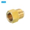 Unique Bargains Fit Air Gas Line Refrigeration Brass SAE 45 Degree Flare Plumbing Connectors - 3 of 4