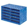 Bankers Box Classroom Collection 10-Compartment Mail Sorters 19.5" x 12.375" Blue (3384201) - 3 of 4