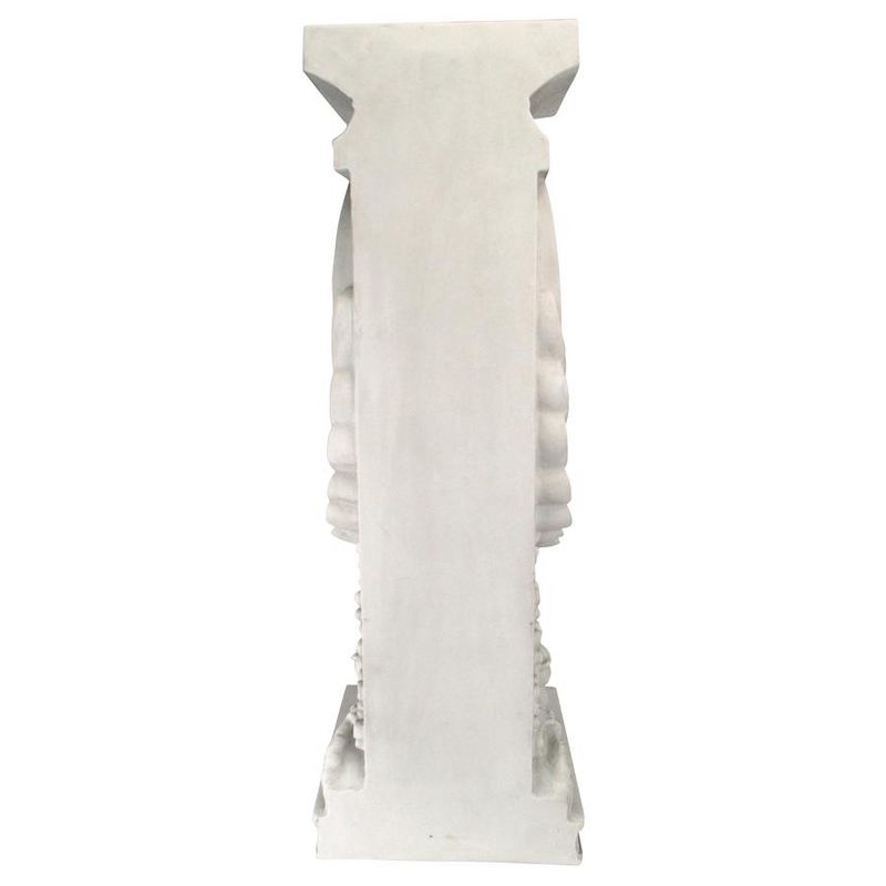 Design Toscano Trapezophoron Sculptural Winged Lion Pedestal: Set of Two, 5 of 7