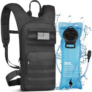 Rugged Hydration Backpack, Tactical Water Pack with TPU Bladder for Extended Outdoor Activities, Durable - 1 of 4