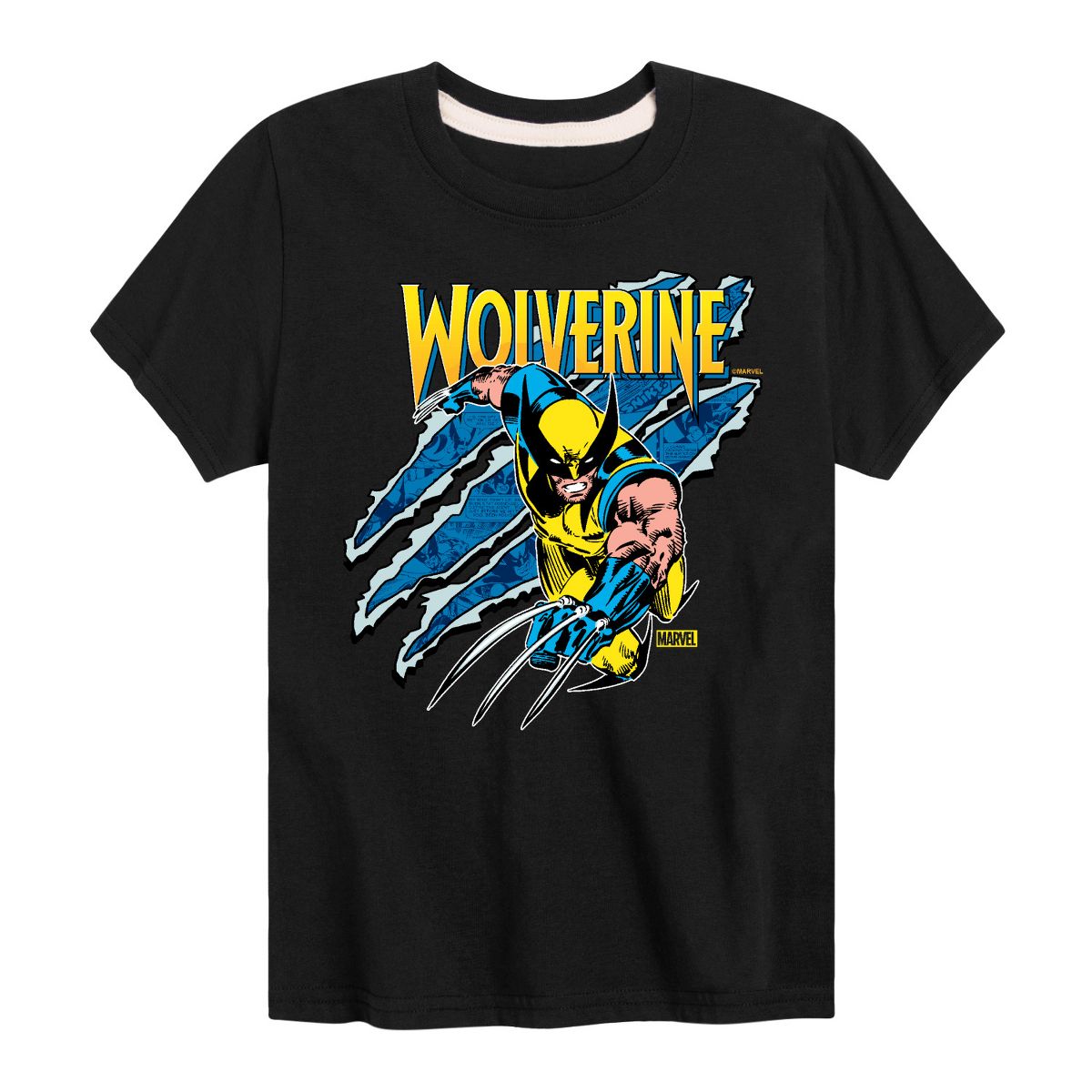 Boys' - Marvel - Wolverine Slash Short Sleeve Graphic T-Shirt - thumbnail 6