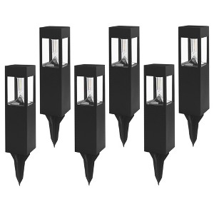 Westinghouse 30 Lumens Solar Filament LED Bollard Path Light – 6-Pack - 1 of 4