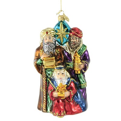 Huras 6.75" Wiseman Ornament Nativity Mary Jesus  -  Tree Ornaments