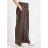 June + Vie by Roaman's Women's Plus Size Plisse High-Rise Pants - 4 of 4