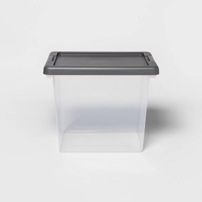 Medium Clear Latching Storage Bin - Made By Design™