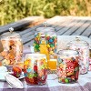 6 Pcs Plastic Candy and Cookie Jar with Lids, Decorative Apothecary Jars Clear Airtight 64 oz - 3 of 4