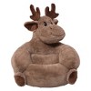 Trend Lab Moose Plush Character Kids' Chair: Brown, Meets CPSC & ASTM Standards - 2 of 4