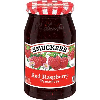 Smucker's Red Raspberry Preserves - 18oz